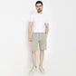 Regular Fit Solid Above Knee Mid Rise Shorts
