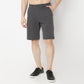 Regular Fit Solid Above Knee Mid Rise Shorts