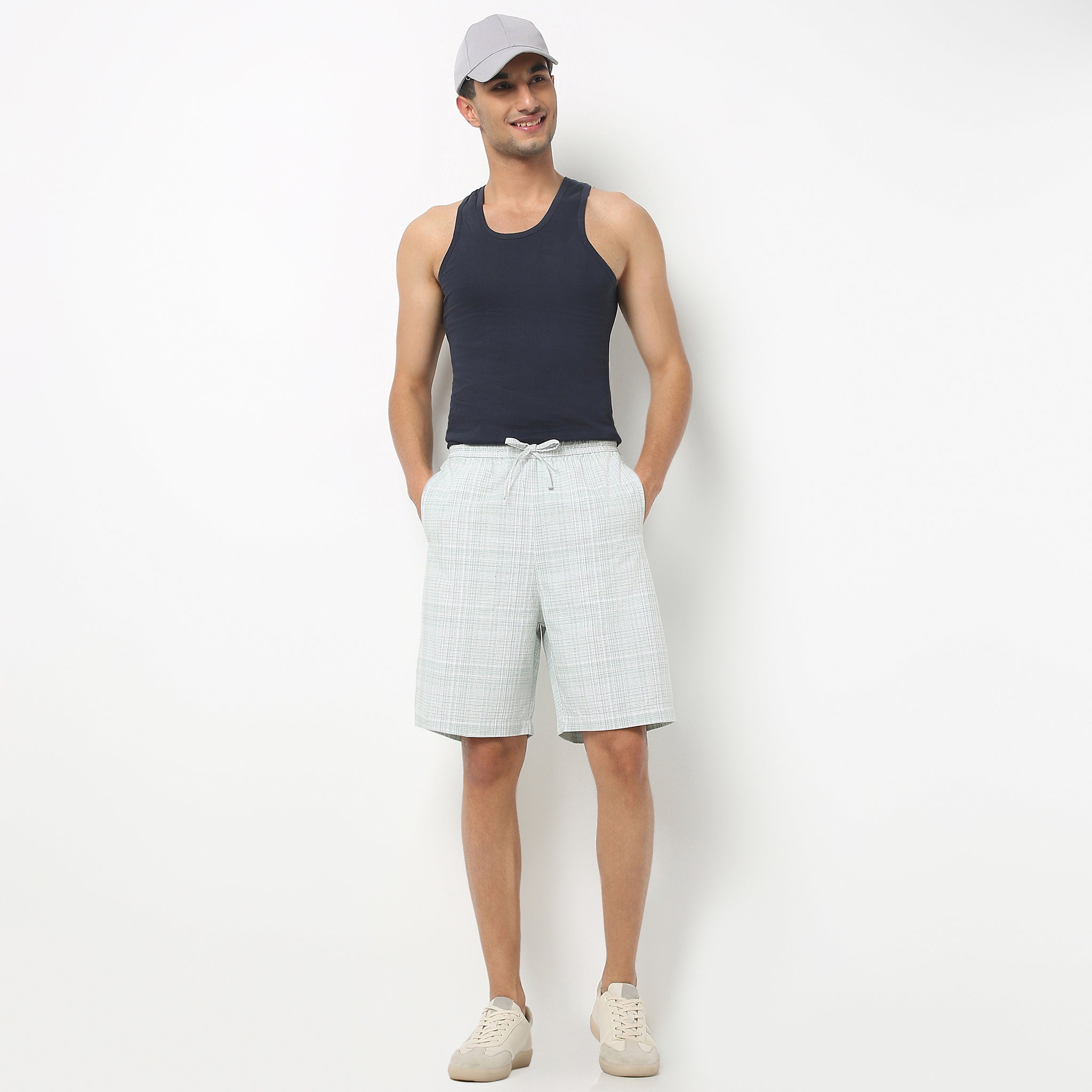 HUECLOSET Super9 Over Short T 25KERO２53 Cottelli Collection Męskie Bokserki Prześwitujące S / L 2