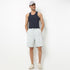 Regular Fit Solid Above Knee Mid Rise Shorts