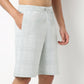 Regular Fit Solid Above Knee Mid Rise Shorts
