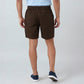 Solid Mid Rise Smart Shorts