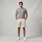 Solid Woven Varsity Shorts