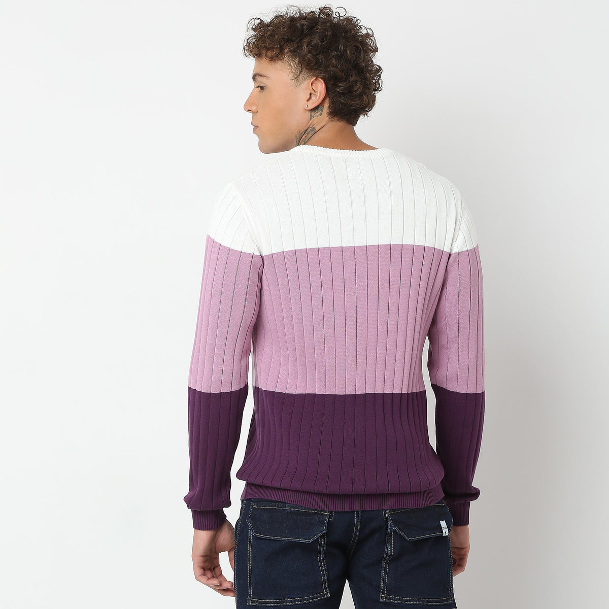 Regular Fit Striped Sweater