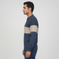 Cotton Structured Polo Neck Sweater