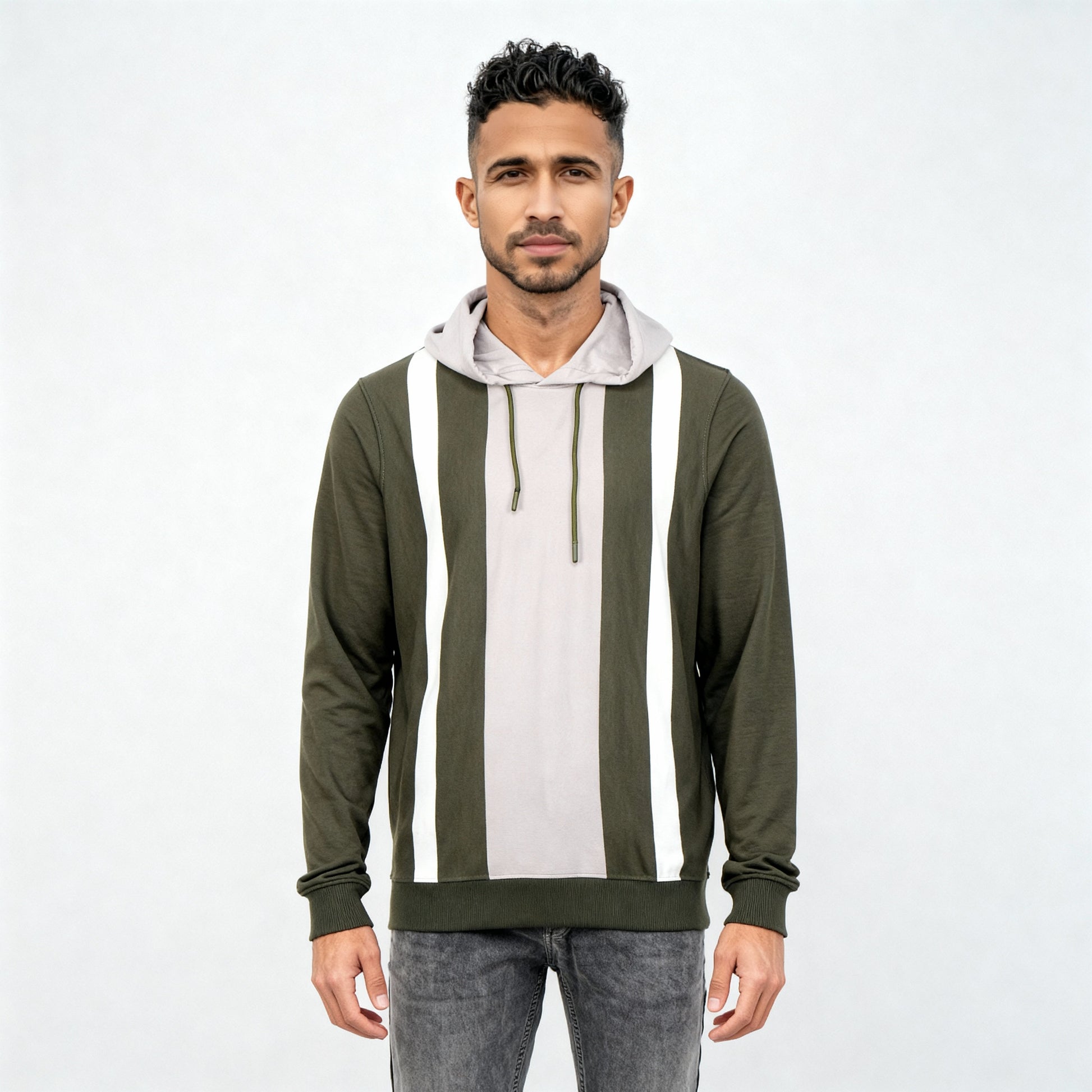 Striped University Sweat Tee