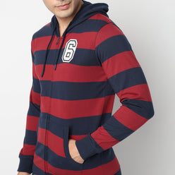 Striped University Sweatshirt