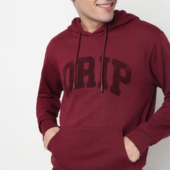 Buy Men Regular Fit Solid Full Sleeve Sweatshirt  - Style Union