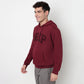 Buy Men Regular Fit Solid Full Sleeve Sweatshirt  - Style Union