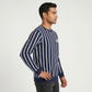 Striped Crew Neck Sweatshirt