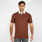 Knitted Structured Rugby Polo T-Shirt