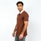 Knitted Structured Rugby Polo T-Shirt