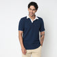 Knitted Structured Rugby Polo T-Shirt