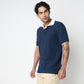 Knitted Structured Rugby Polo T-Shirt