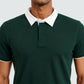Knitted Structured Rugby Polo T-Shirt