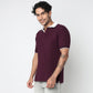 Knitted Structured Rugby Polo T-Shirt
