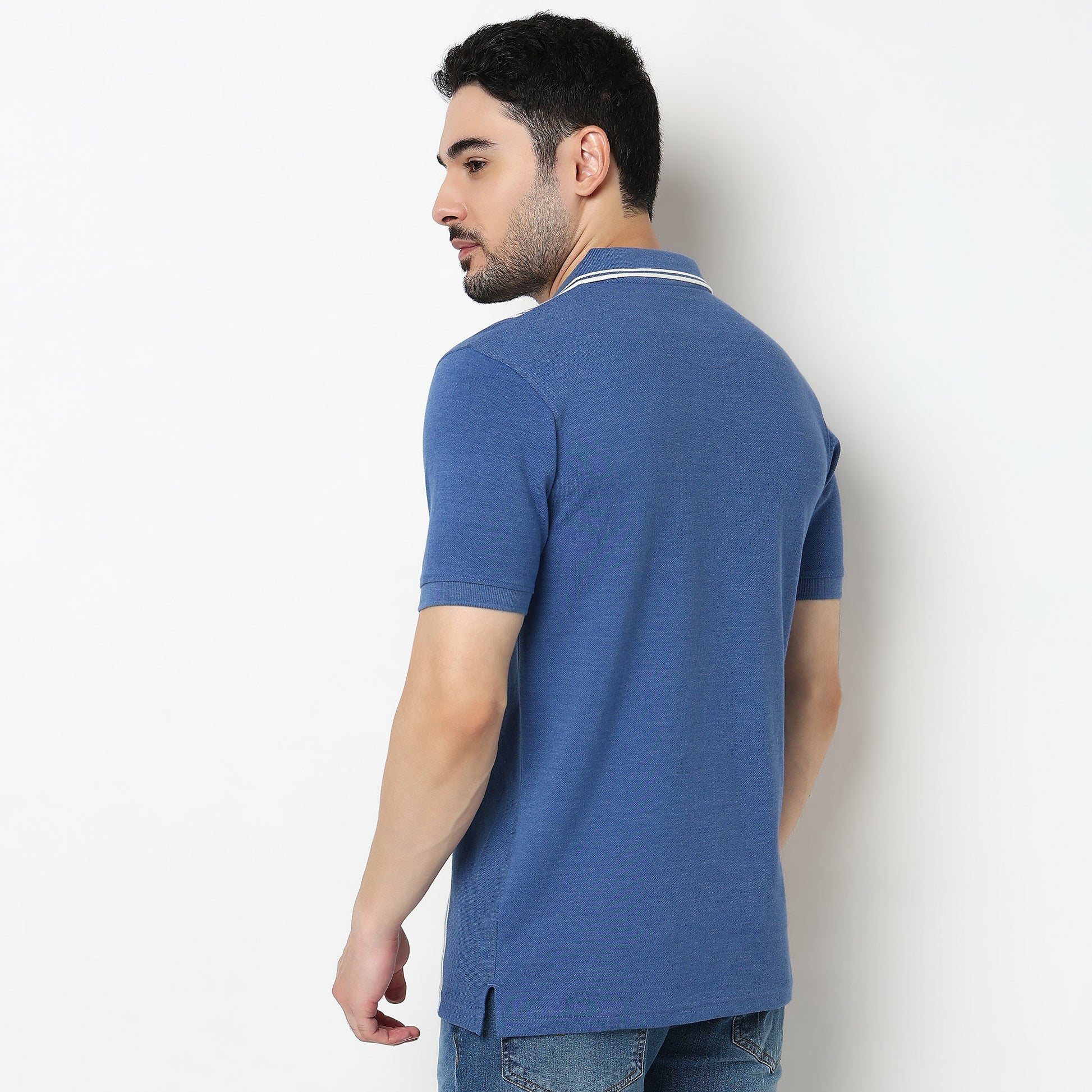 University Striped Polo T-Shirt