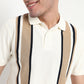Striped Cotton Polyester Polo T-Shirt