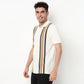 Striped Cotton Polyester Polo T-Shirt