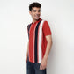 Striped Cotton Polyester Polo T-Shirt