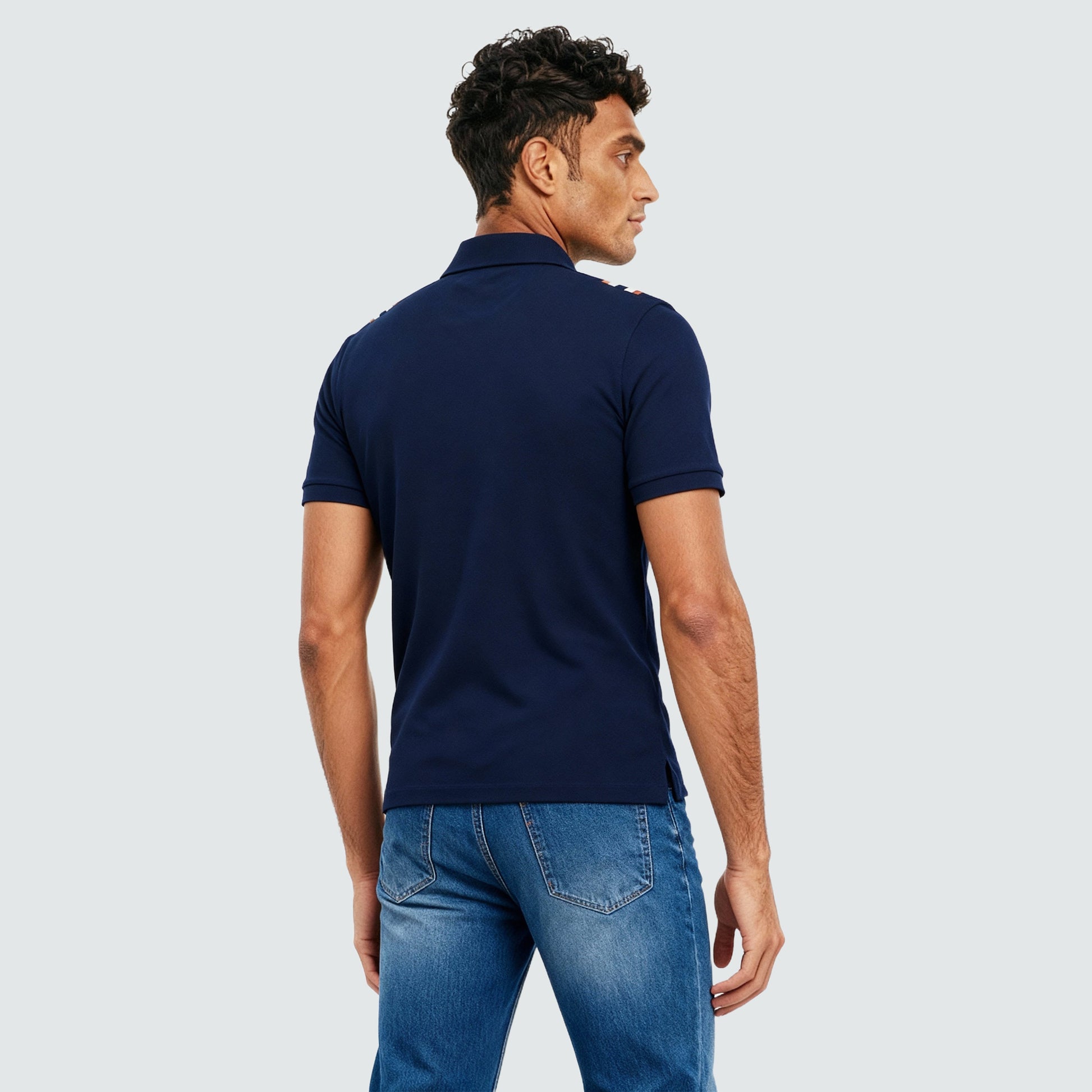 Striped Weekend Polo T-Shirt