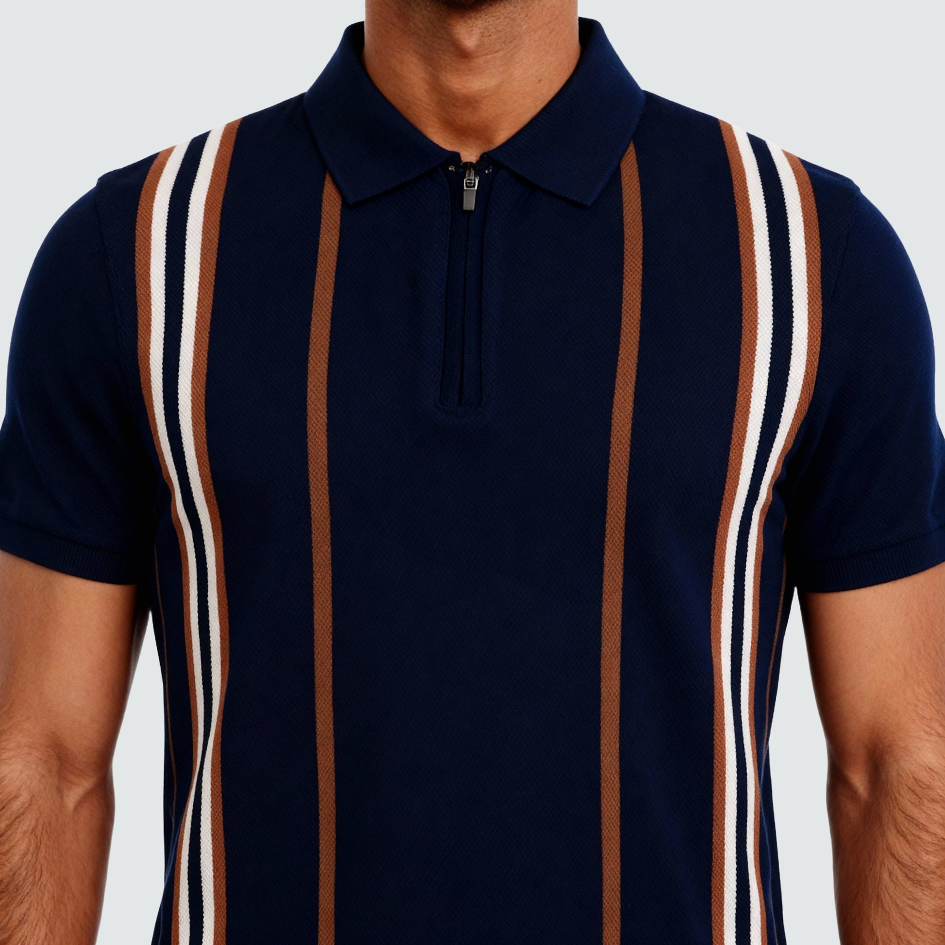 Striped Weekend Polo T-Shirt