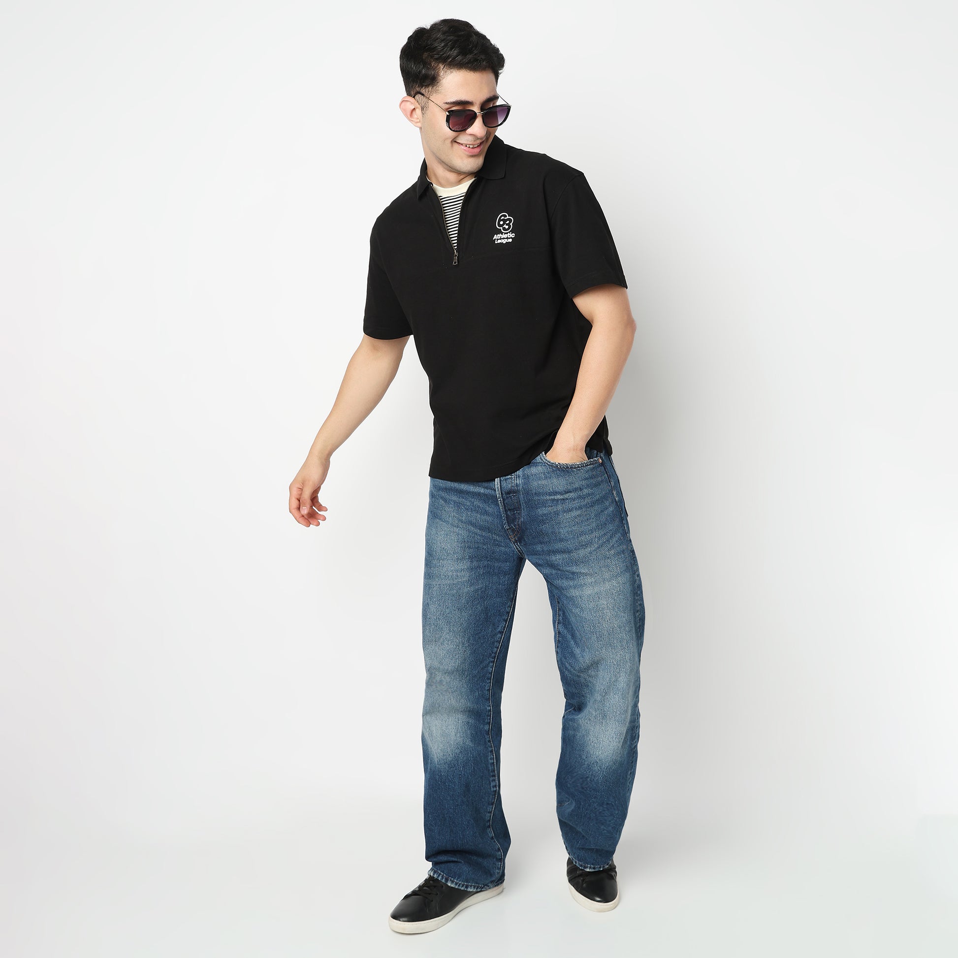 Oversize University Polo T-Shirt