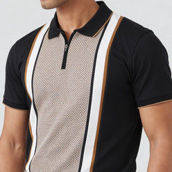 Cut And Sew University Polo T-Shirt