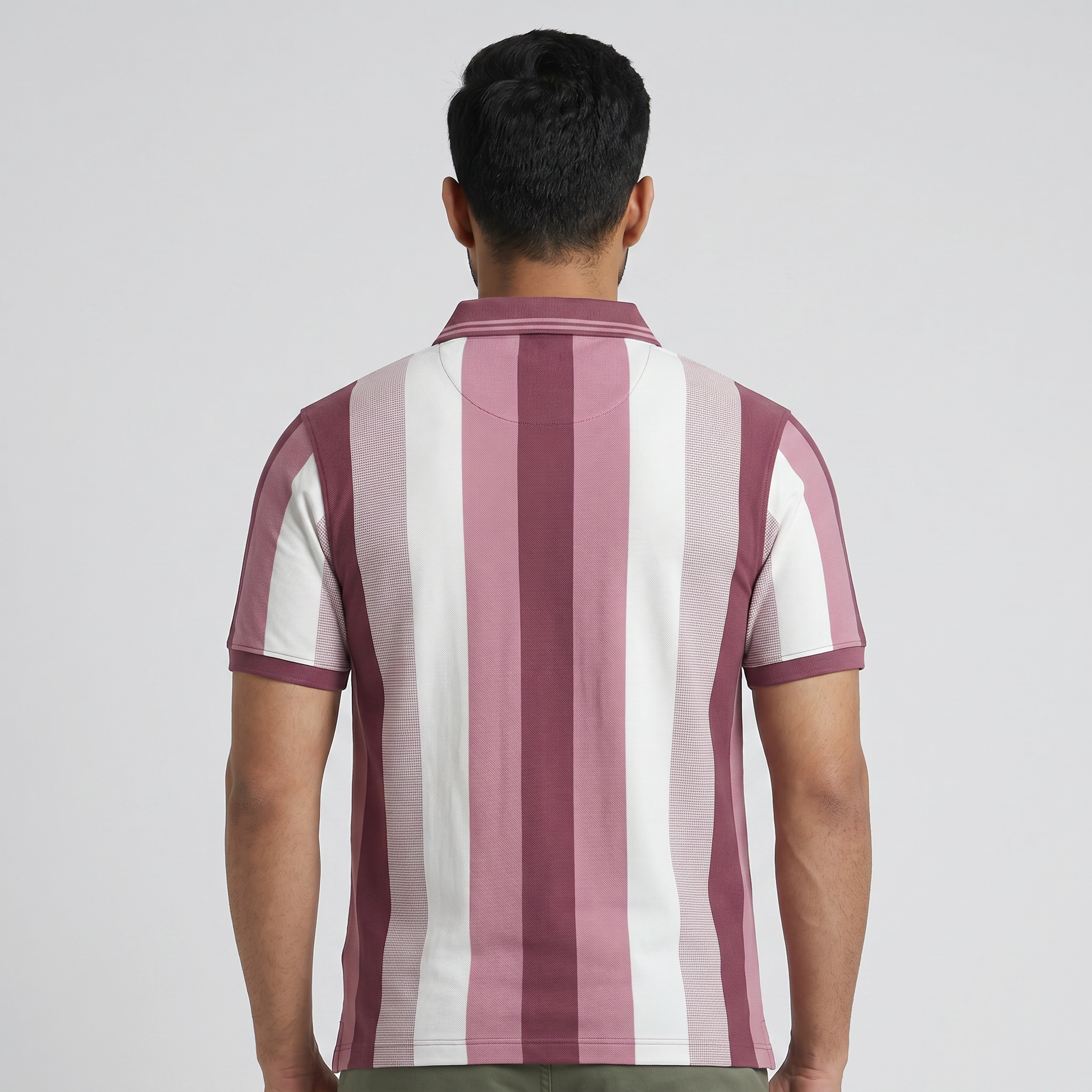 Striped University Polo T-Shirt