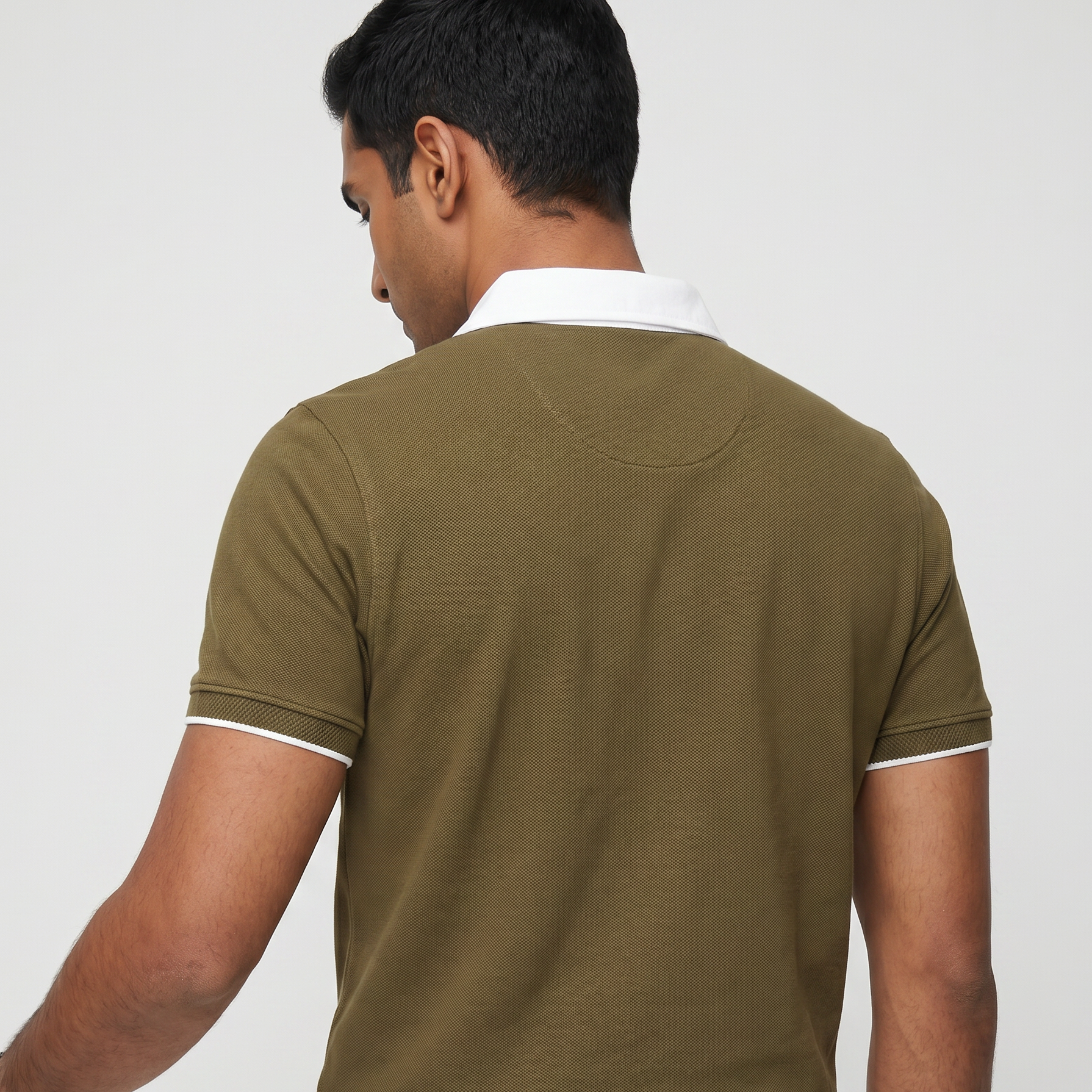Cotton Structured Rugby Polo T-Shirt