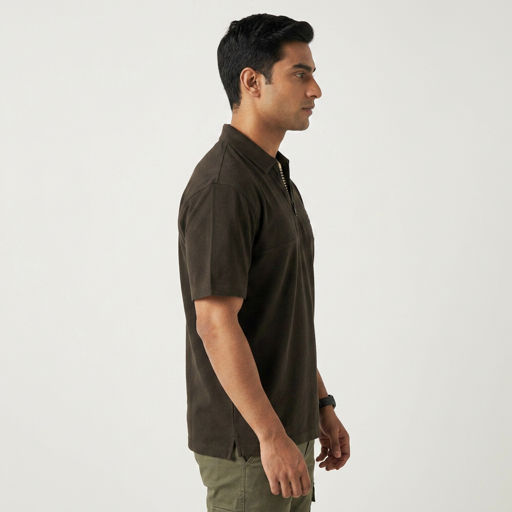 Oversize University Polo T-Shirt