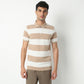 Regular Fit Striped Polo Neck Polo T-Shirt
