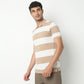 Regular Fit Striped Polo Neck Polo T-Shirt