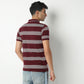 Regular Fit Striped Polo Neck Polo T-Shirt