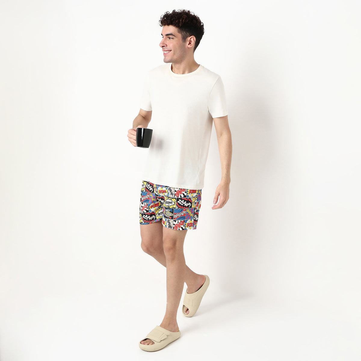 Striped Cotton Polyester Polo T-Shirt