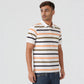 Knitted Striped Weekend Polo T-Shirt