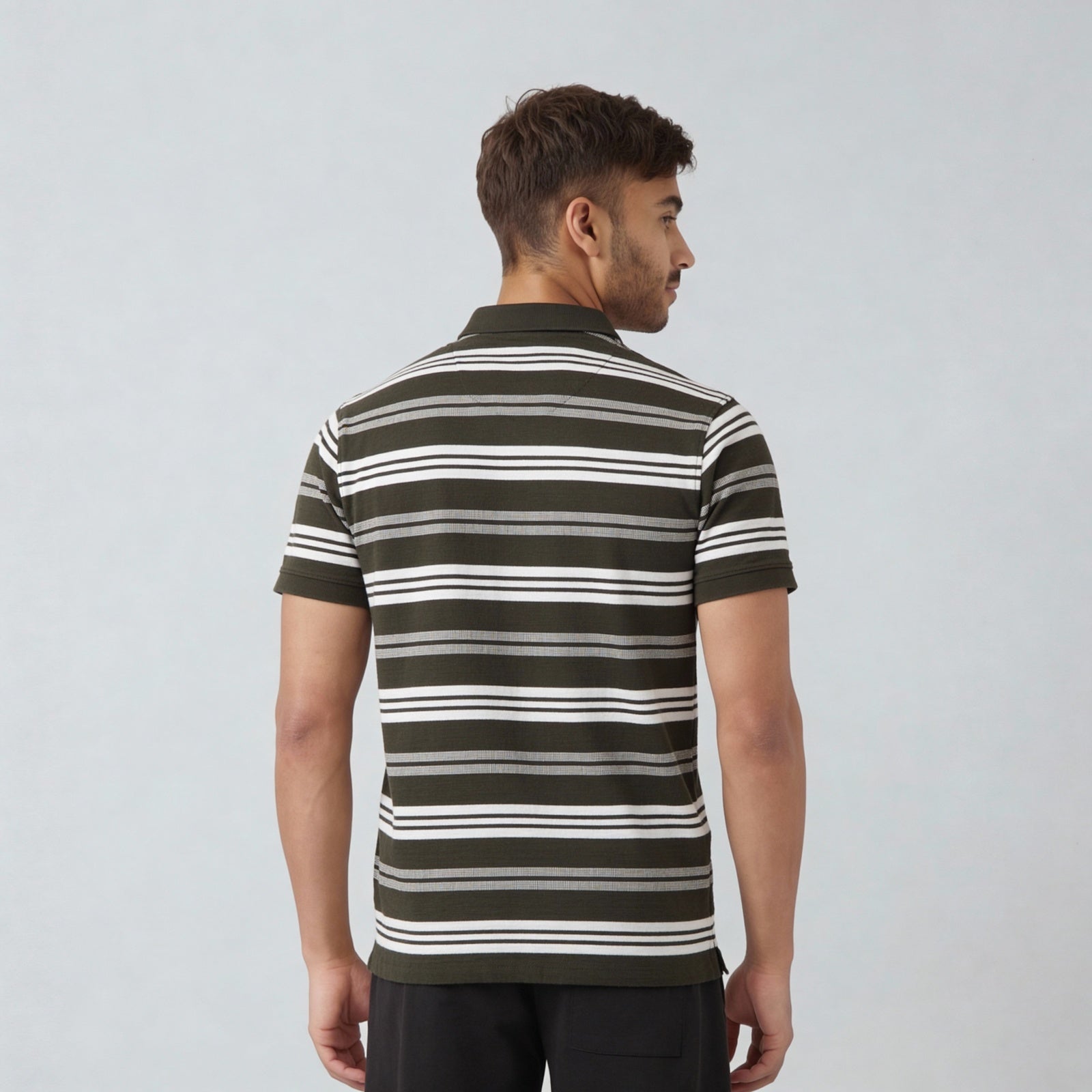 Striped Weekend Polo T-Shirt