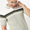Striped Weekend Polo T-Shirt
