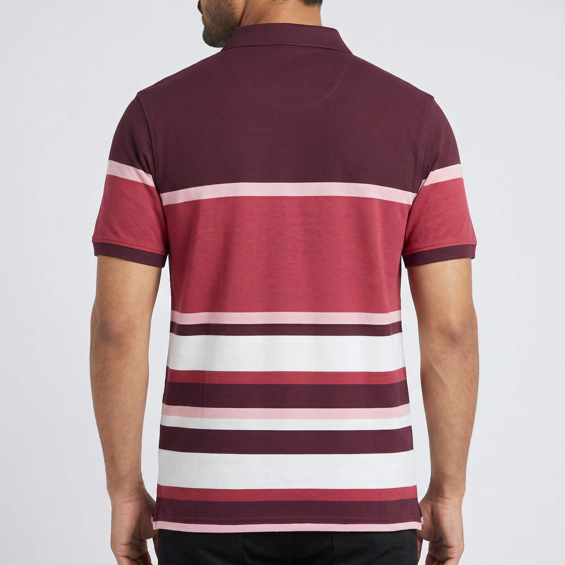 Striped Weekend Polo T-Shirt