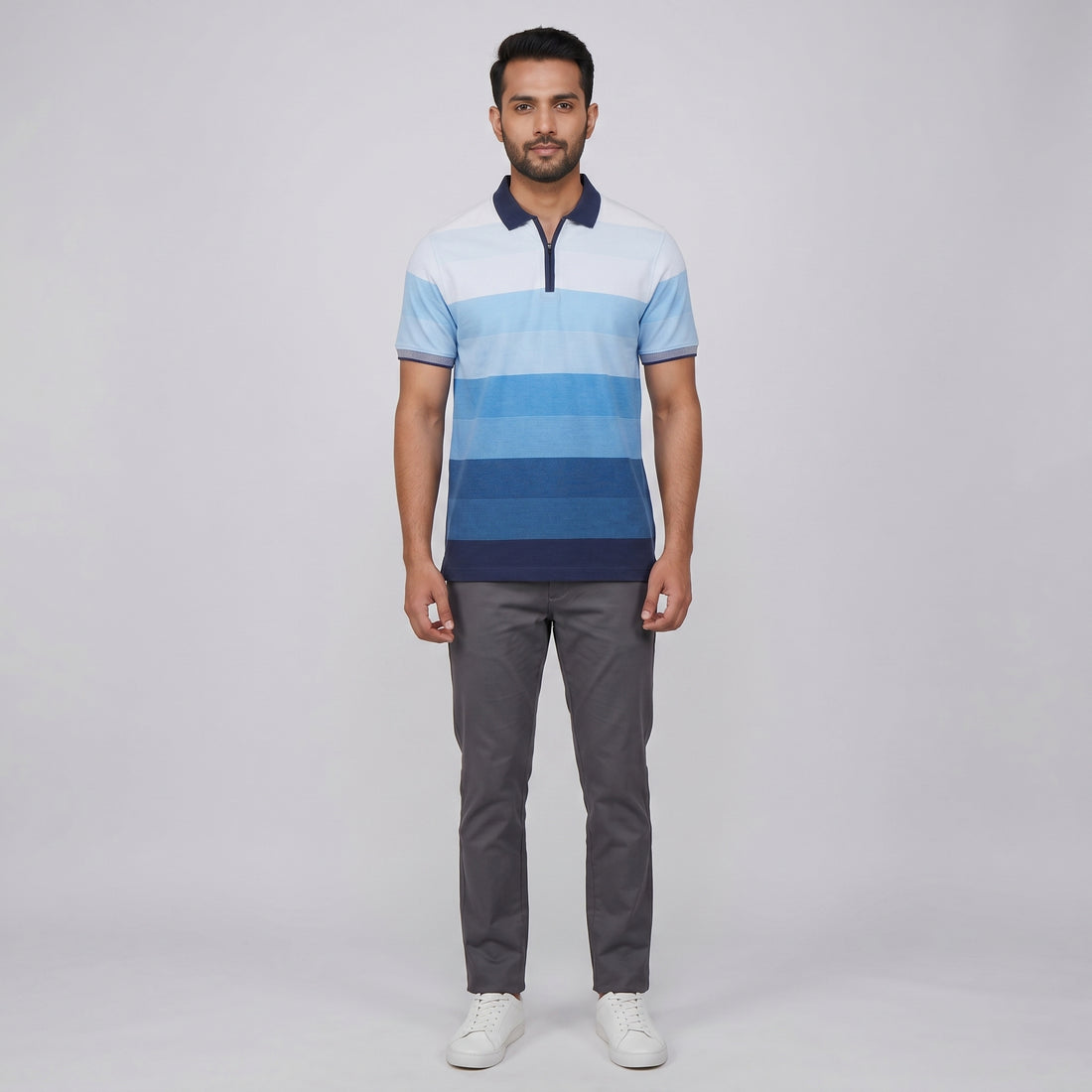 Striped Weekend Polo T Shirt