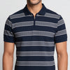 Knitted Striped Weekend Polo T-Shirt