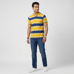 Striped Weekend Polo T-Shirt