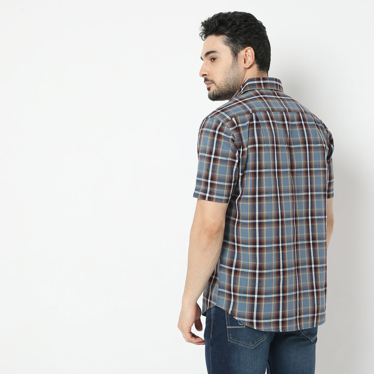 Regular Fit Checkered Shirt