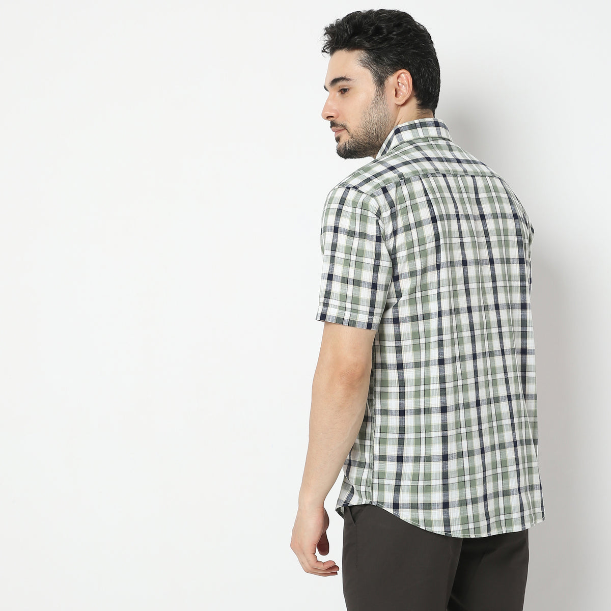 Regular Fit Checkered Shirt