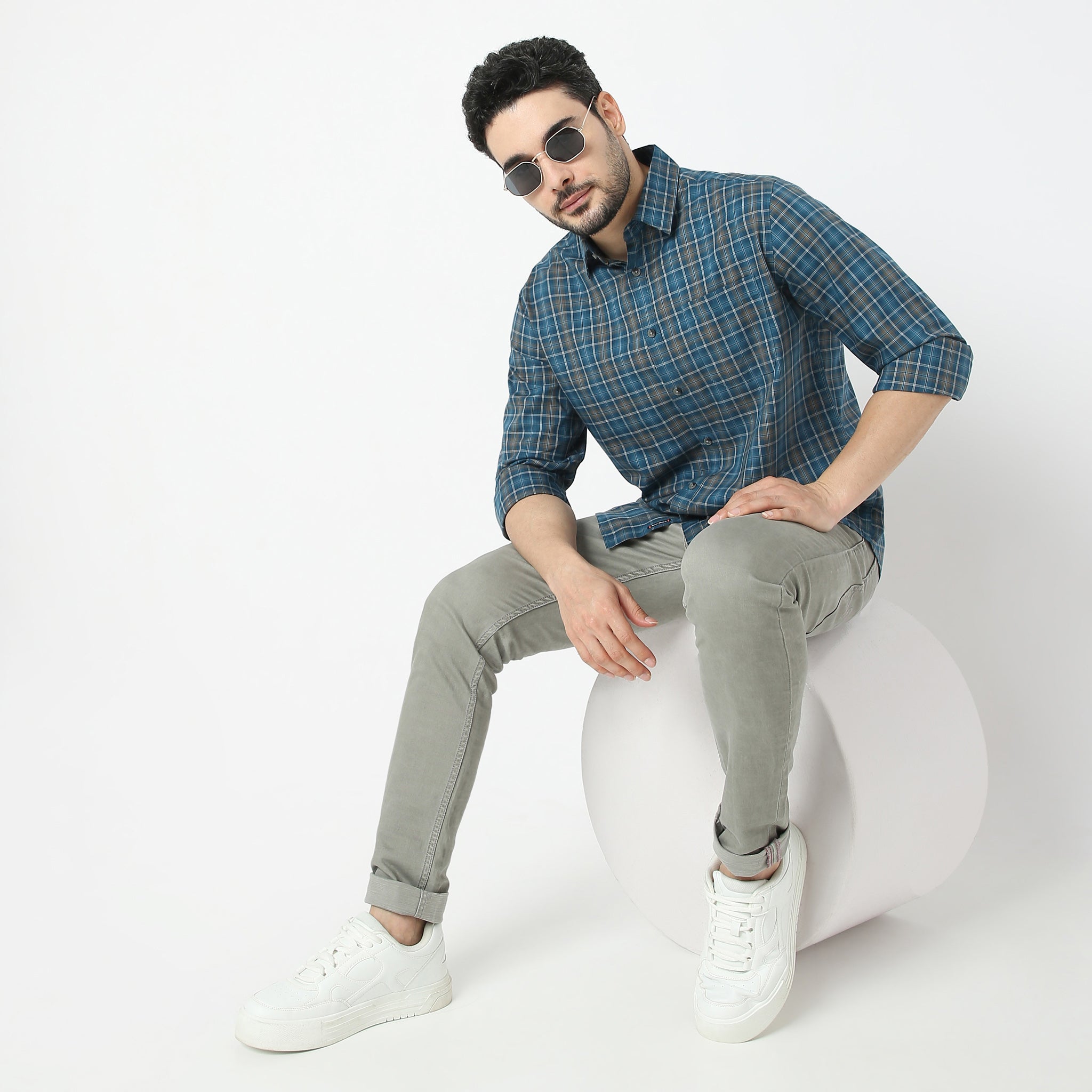 Regular Fit Checkered Shirt