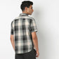 Country Slub Checkered Half Sleeve Shirt