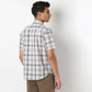 Country Slub Checkered Half Sleeve Shirt