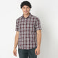 Collar Checkered Shirt