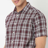 Collar Checkered Shirt