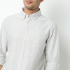 Regular Fit Striped Shirt Collar Regular Length Shirt
